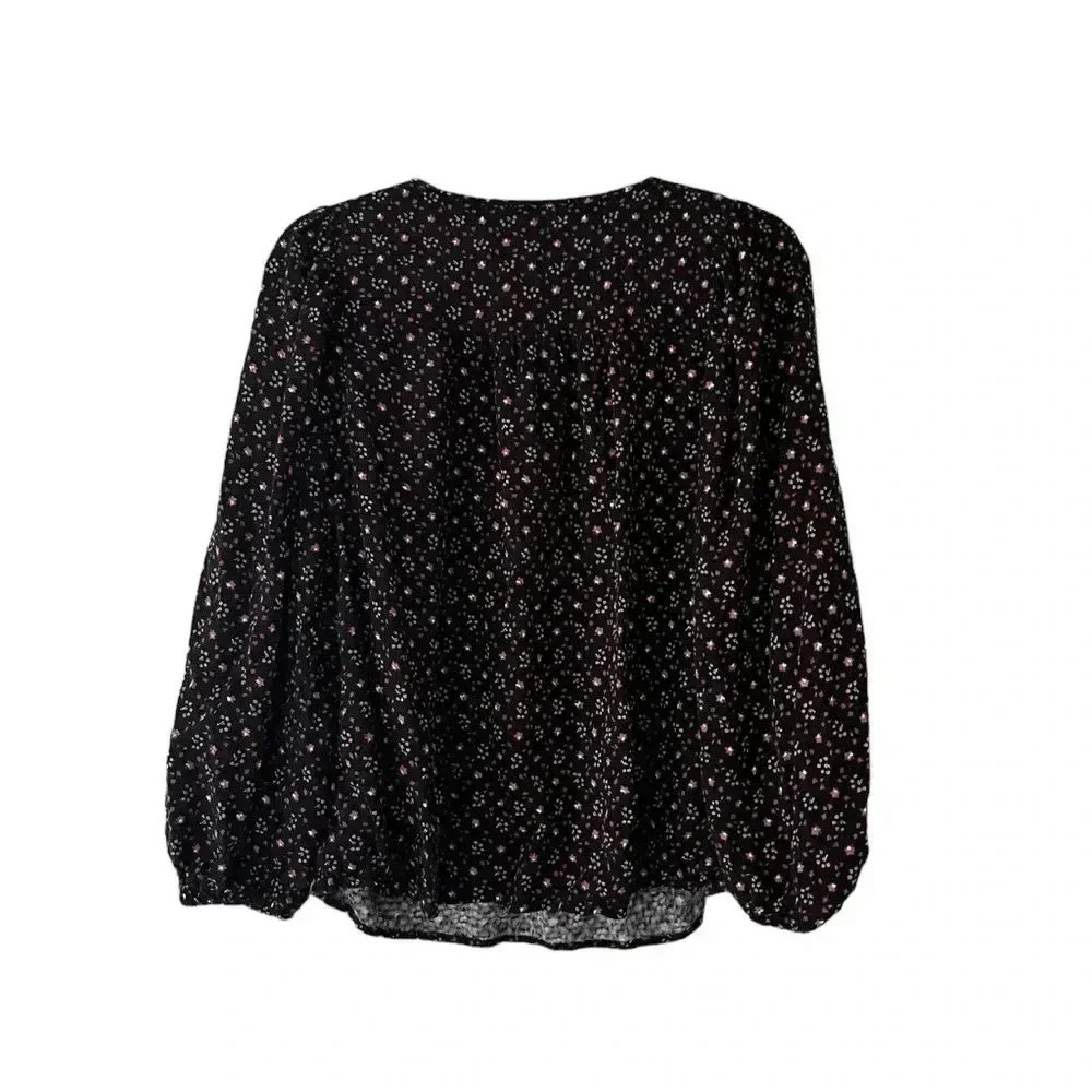 Universal Thread babydoll/empire waist boho blouse size M - Picture 3 of 5